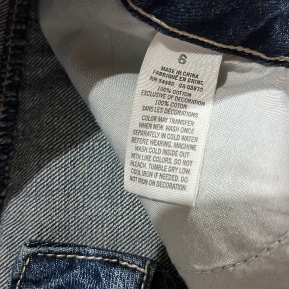 American Eagle shorts size 6 sequin pockets - Picture 3 of 4